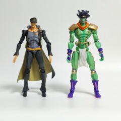 ジョジョの奇妙な冒険超像可动大サイズ空条承太郎プラチナの星の身代わりフィギュア置物