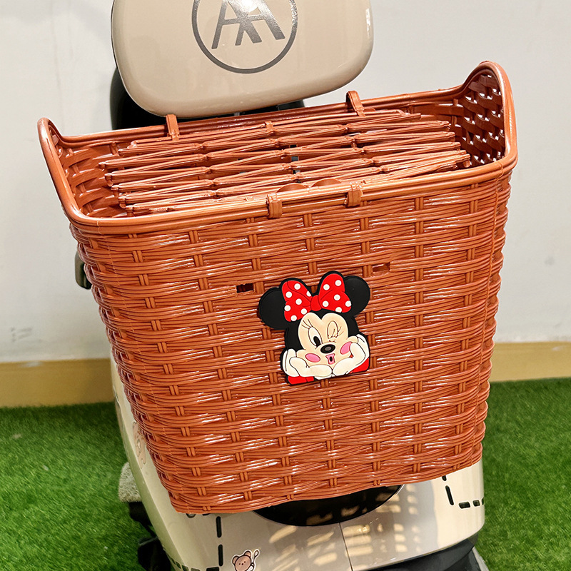 卸売電気自動車リア収納バスケットかわいい漫画オートバイバッテリーカーリアテール収納防水|undefined