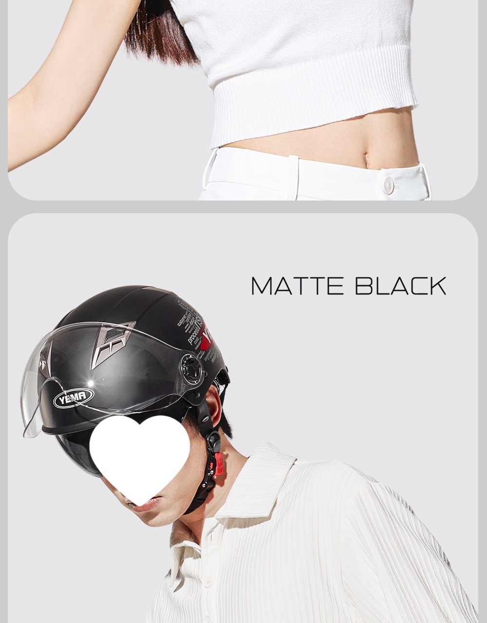 3C Certified Electric Motorcycle Helmet Men Women Summer Half Helmet