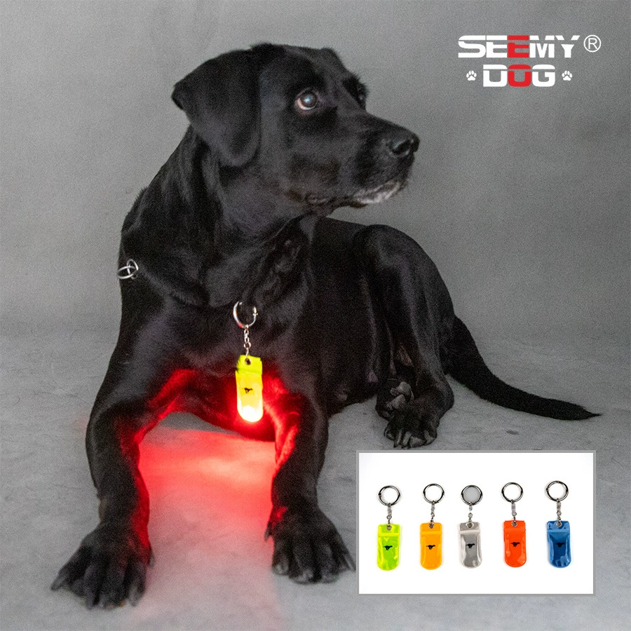 Новый трансграничный шейный отражающие принты для домашних животных против потери и потери воротник для домашних животных против потери светодиодные светоотражающие подвески