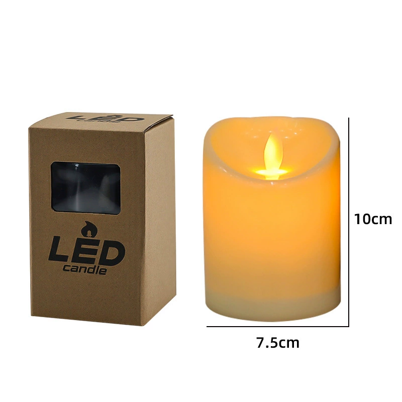 LED электронная свеча, освещение для отеля, ПП корпус, батарейное питание, различные размеры