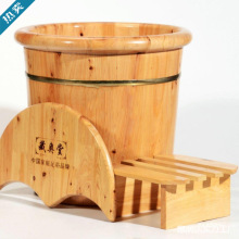 藏奥堂40厘米高香柏木圆边泡脚木桶足浴盆洗脚桶其他美式泡脚盆