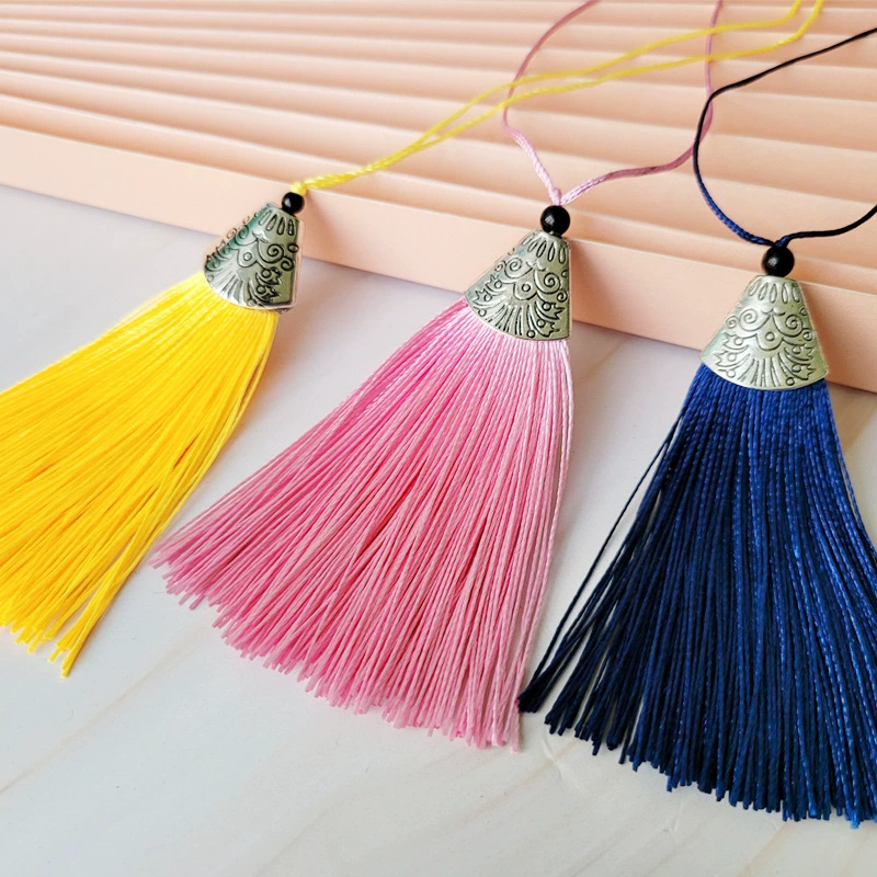 Многоцветный рыбий рот кисточкой сплава крышка кисточкой Закладка китайский узел одежда висит кисточкой подарок оптовая продажа с фабрики