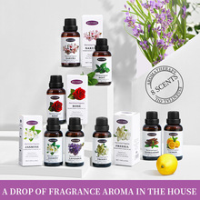 外贸单支植物香薰精油加湿器用扩香石水溶薰衣草玫瑰薄荷檀香精油