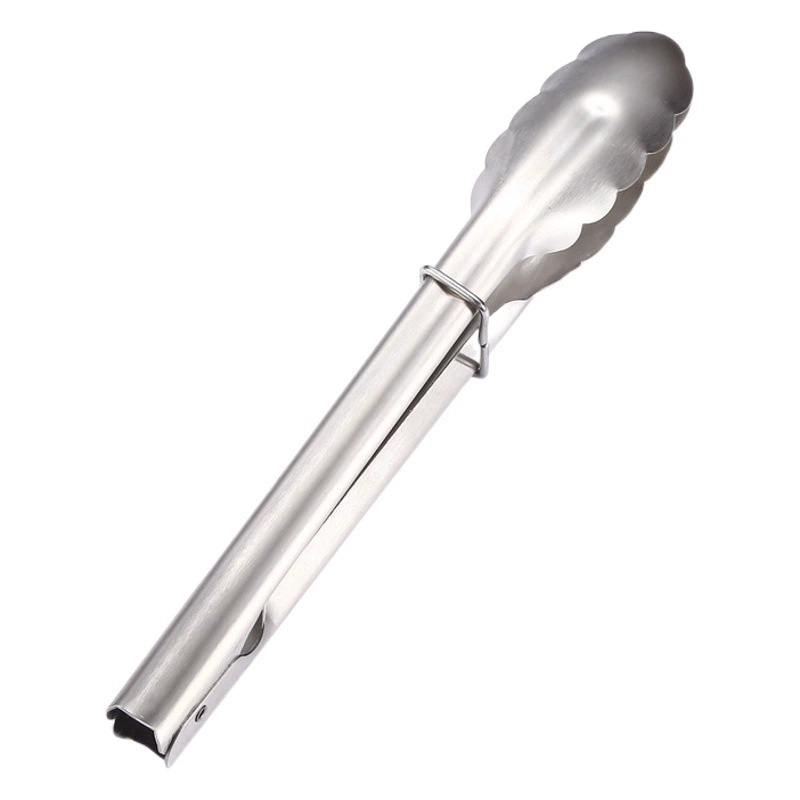 Кухонные принадлежности: щипцы для еды из нержавеющей стали 304, утолщенные многофункциональные щипцы для стейков, удлиненные щипцы для барбекю и гриля.