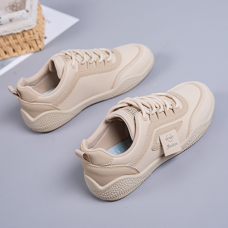 2026 New Spring and Autumn Leather Soft-Soled Women's Casual Non-Slip Sports Sneakers, Lightweight, Wear-Resistant, Versatile White Shoes for Women 2026 New Spring and Autumn Leather Soft-Soled Women's Casual Non-Slip Sports Sneakers, Lightweight, Wear-Resistant, Versatile White Shoes for Women
