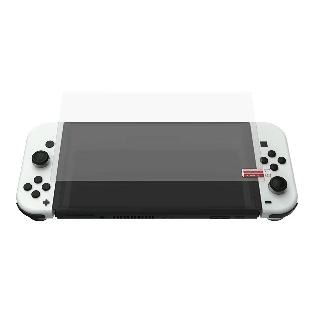 Switch OLED钢化膜switch oled游戏机保护膜 NS钢化玻璃膜防爆膜|ru