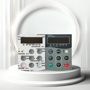 Frequency Converter Membrane Key Switch Panel Digital Display Soft Start Pet Key Surface Sticker Pc Lens