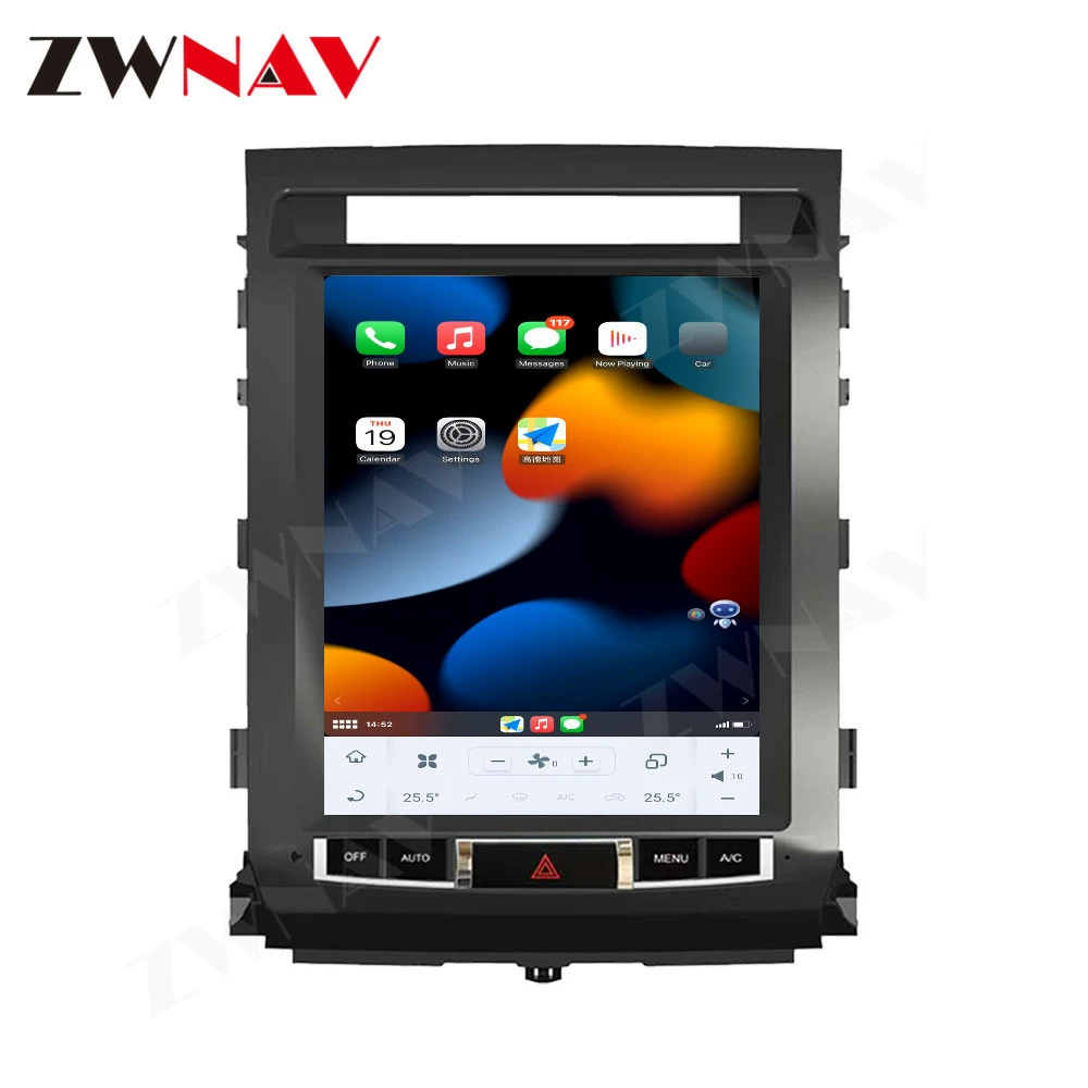 Applicable 08-15 Toyota Rand Cool Luze LC200 Android smart navigation 12.1-inch eight-core CarPlay