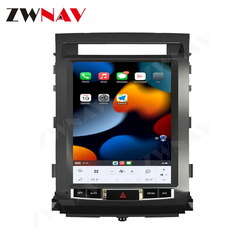 Applicable 08-15 Toyota Rand Cool Luze LC200 Android smart navigation 12.1-inch eight-core CarPlay