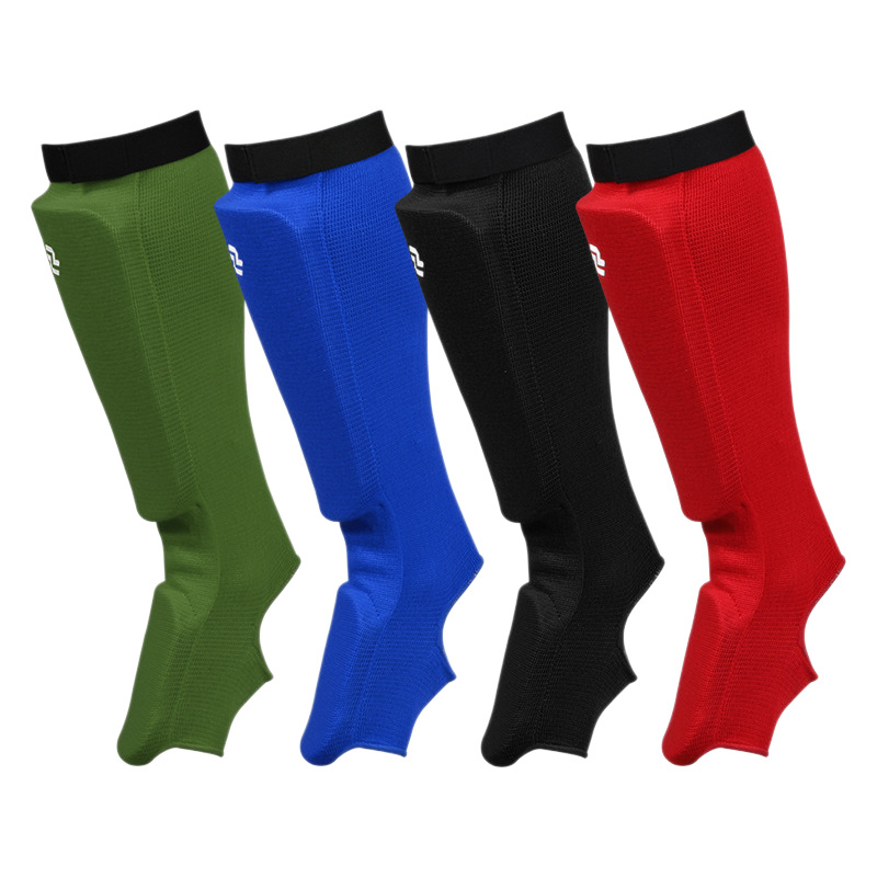 Fighting Shin Muay Thai Leg Calf Foot Guards Sanda Boxing Protective Gear_voghion.com