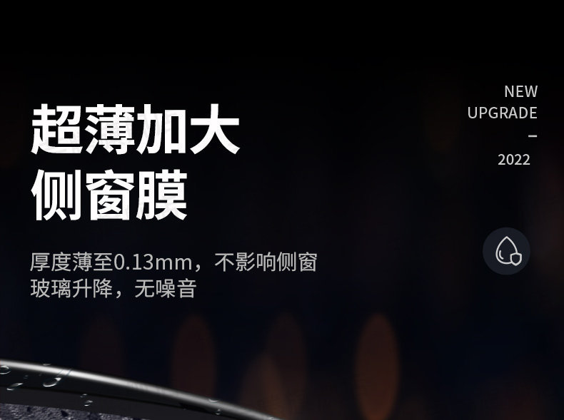 Car Rearview Mirror Rain-Proof Film, Reflective Reversing Mirror Waterproof Gadget, Anti-Fog and Anti-Rain for Glass on Rainy Days