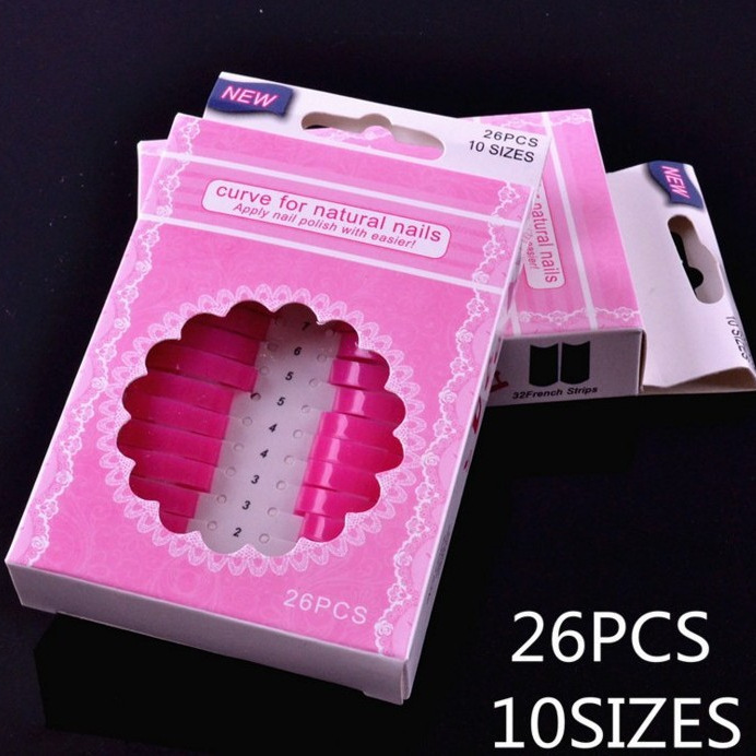 Meixin Yan Nail Art Tools Gel Polish Model Clip Nail Edge Gradient Printing French Anti-Spill Tool Starry Sky