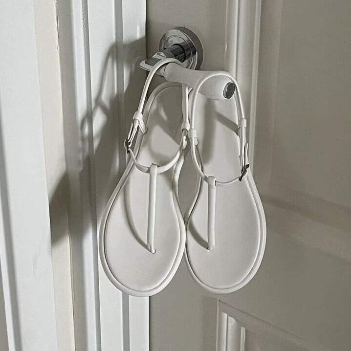 Версия из овчины ~ Сандалии Xiaoxiangfeng из натуральной кожи на плоской подошве с откидным носком для женщин, которые можно носить на улице, сандалии и тапочки с юбками, римские сандалии