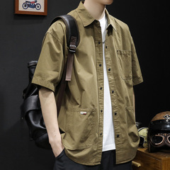 Tシャツ半袖シャツ男性ファッションシャツ夏カジュアルシャツ男性ゆったり大きいサイズ夏ファッション