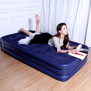 Outdoor Portable Thickened Inflatable Mattress Household Inflatable Bed Double Lunch Break Air Bed Folding Bed Air Pump Air Pillow