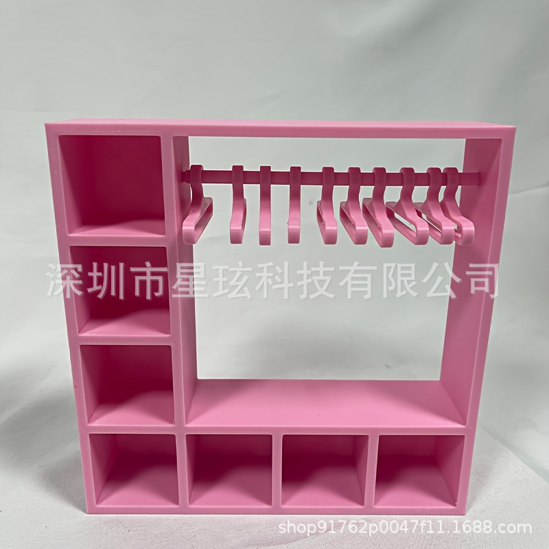跨境Doll Accessories Display Box 娃娃配件展示盒 人物服装收纳|undefined