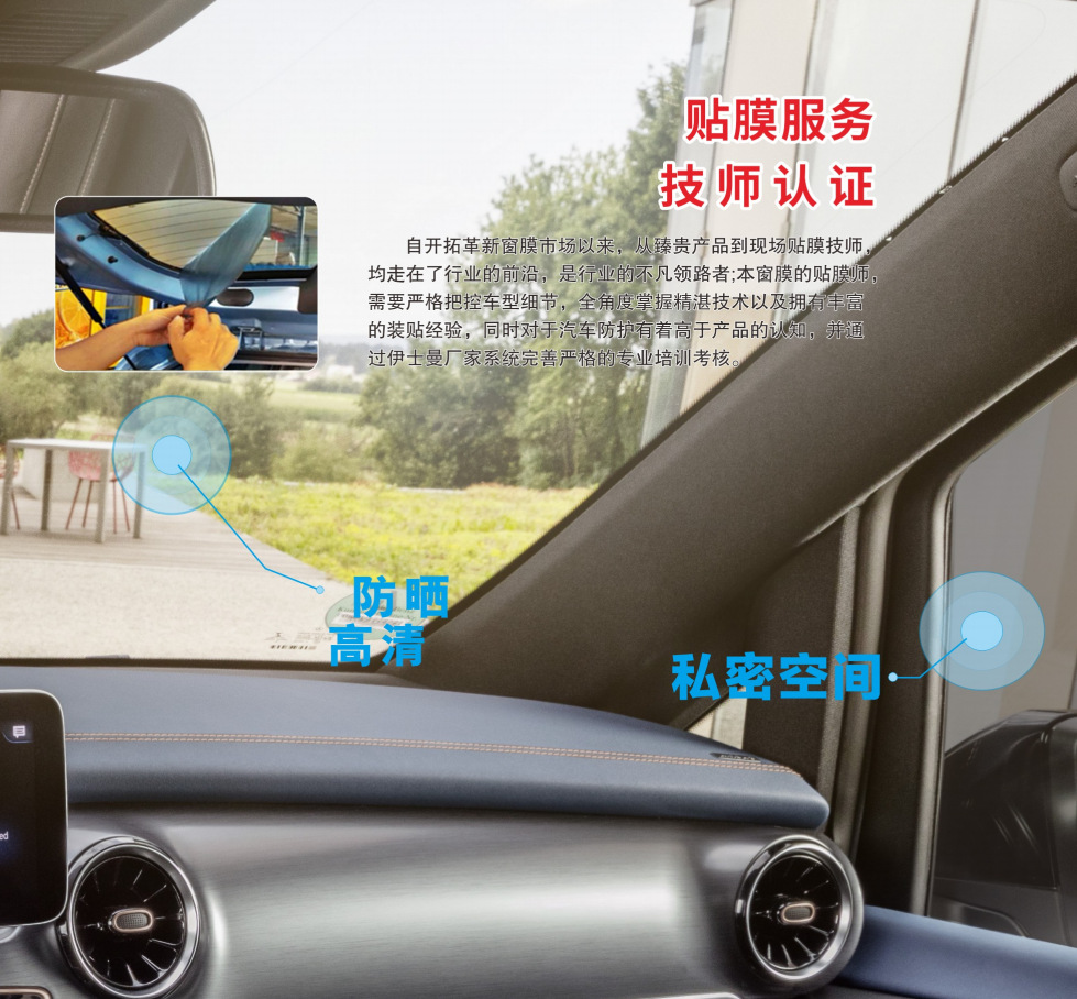 Car Ultra HD Nano Ceramic Heat Insulation Solar Film Full Car Film Top Metal Film Sunscreen Privacy Protection Film
