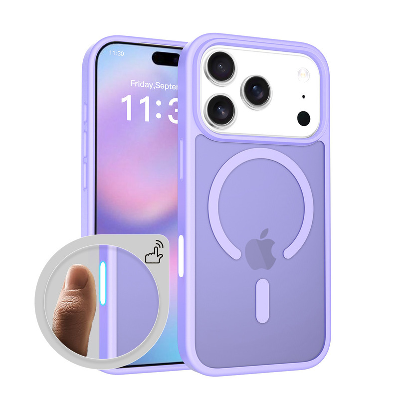 适用iPhone17Promax磁吸手机壳苹果17Air磨砂肤感保护套C开口防摔|undefined