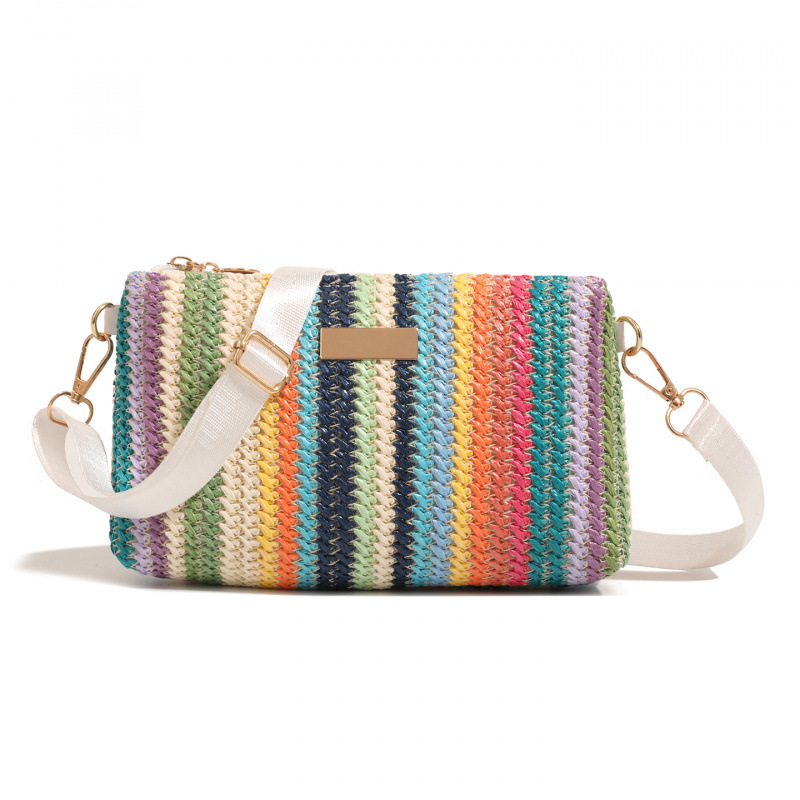 2025 nueva bolsa de tejido de alta gama bolsas de mujer con cremallera bolsas cerradas bolsas cuadradas pequeñas bolsas de moda de hombro image 9
