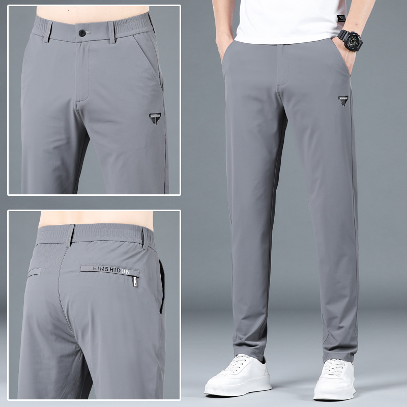 Silk breathable ultra thin quick dry men's trousers
