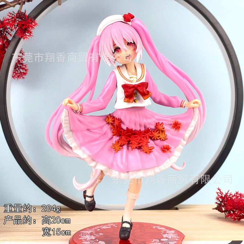 包邮灰姑娘初音手办睡美人长发洛天依公主水手服摆件批发代发|undefined