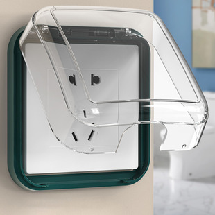 86-type self-adhesive wall-mounted socket protective cover universal switch waterproof cover bathroom toilet power socket waterproof box