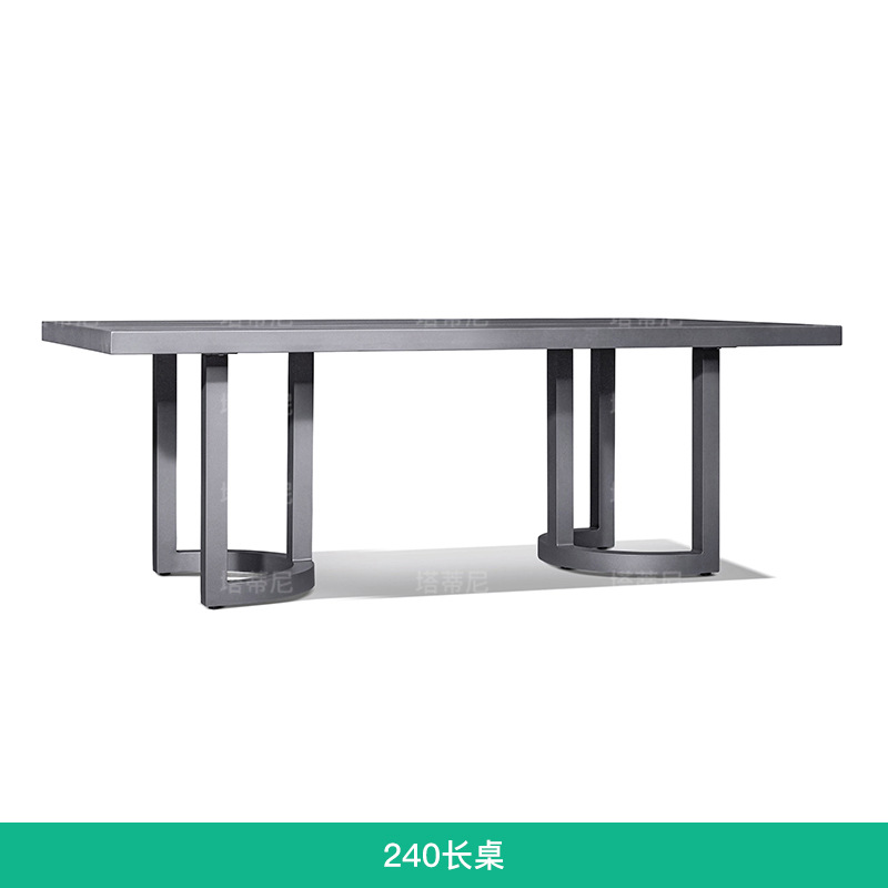 Mesa y silla de madera sólida al aire libre patio villa al aire libre anticorrosión teca ocio jardín al aire libre combinación de muebles impermeables y protectores solares
