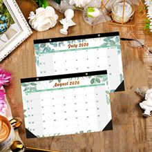 今恒文化2026至2027英文版亚马逊爆款挂历18个月历倒计时设计日历