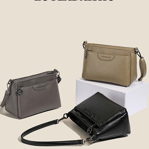 简约女包单肩包2024新款时尚妈妈小方包韩版潮纯色PU手提斜跨包