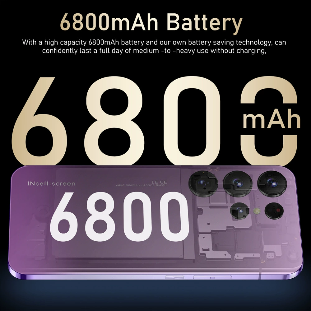 S23, смартфон, 7.3 дюйма, широкий экран, Android 16, (Physicals), полноэкранный дисплей