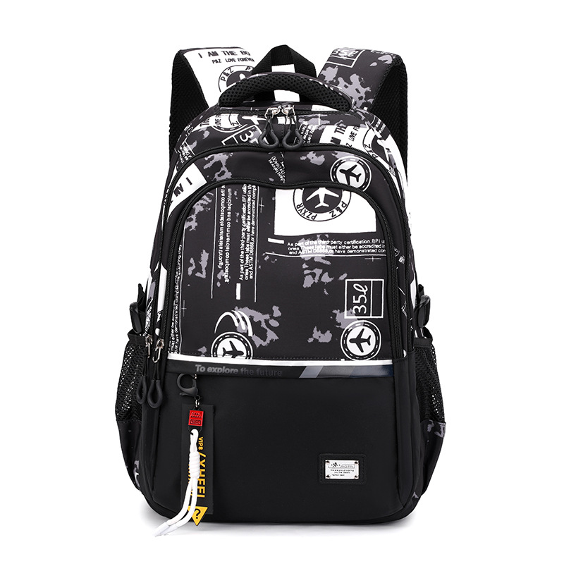 Mochila para hombre Mochila de viaje simple y de gran capacidad Ocio japonés estudiante de secundaria estudiante de secundaria estudiante universitario mochila escolar masculino