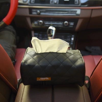 chair back hanging tissue box: Car tissue box/set