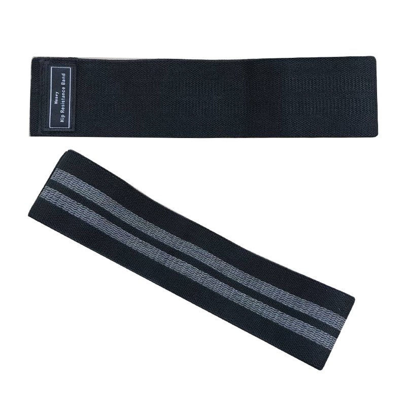 Cinturón de tracción de yoga transfronterizo, anillo de cadera de algodón de poliéster, cinturón de resistencia de elevación de cadera en cuclillas, conjunto de anillo elástico de fitness tejido en stock