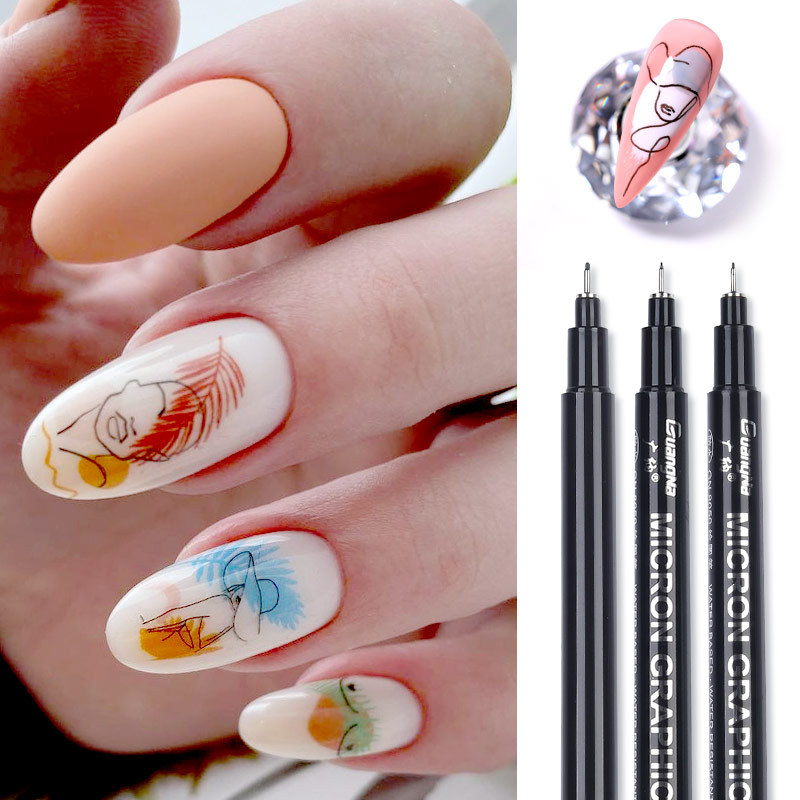 Simple Style Letter Plastic Nail Pen 1 Piece display picture 4