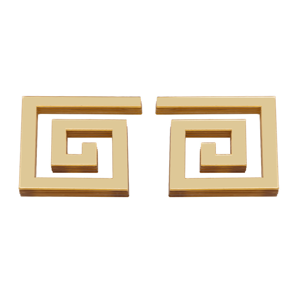 미러 골드 50*50mm 10개/세트