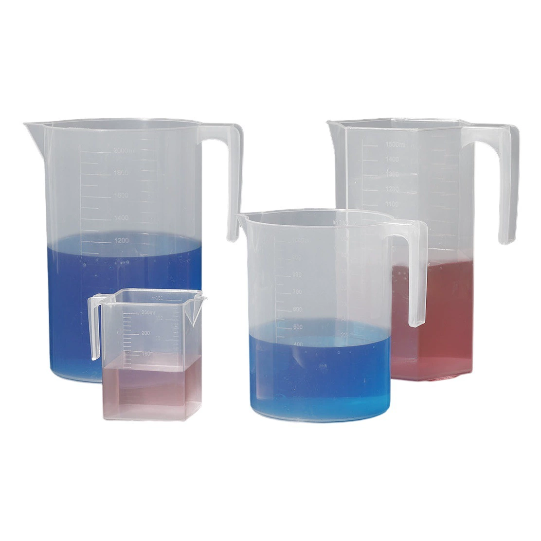 Оптовая Продажа с фабрики мульти-Спецификация шкала чашка пластиковый стакан лабораторный контейнер пластиковый мерный стакан