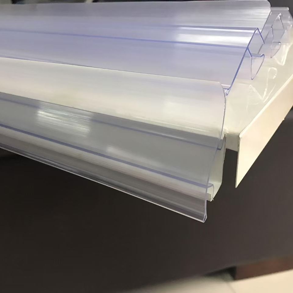 超市货架标签条价格条标价条上扬货架卡条弧面档边式27卡口