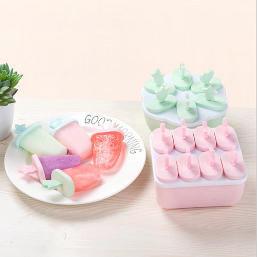 Summer creative production of ice trays, cold drink ice boxes, household ice cream popsicle molds, ice cream molds