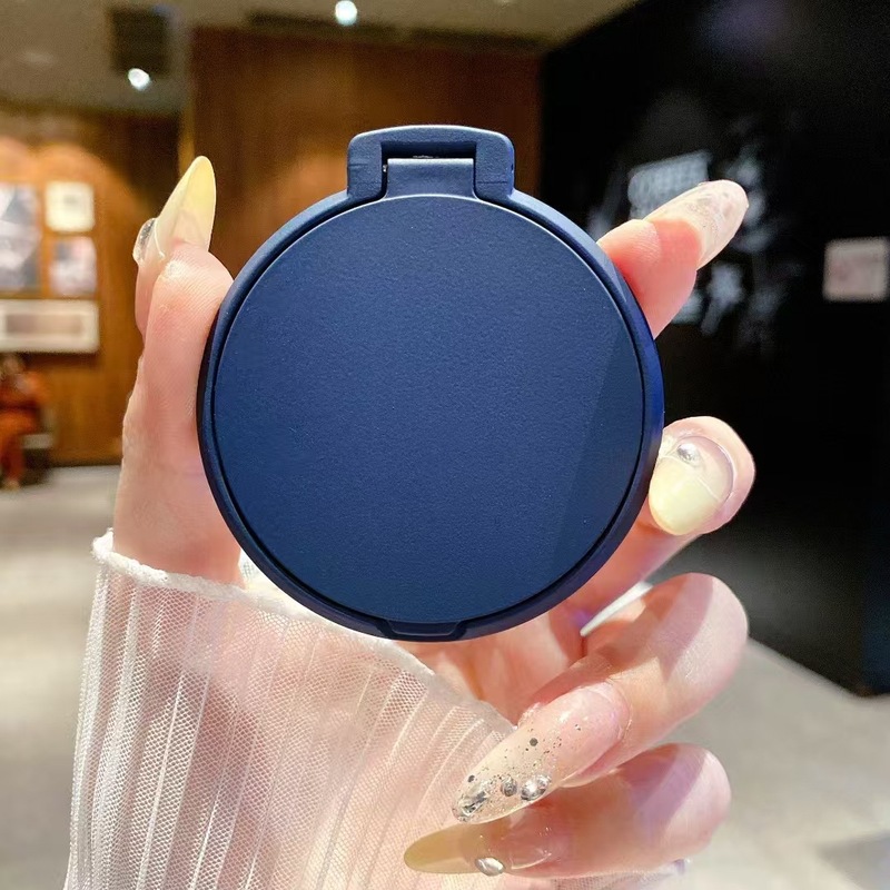 アップル16化粧鏡携帯電話スタンド華為粟15純色アニメ怠け者携帯ケースバックスタンドを適用する|undefined