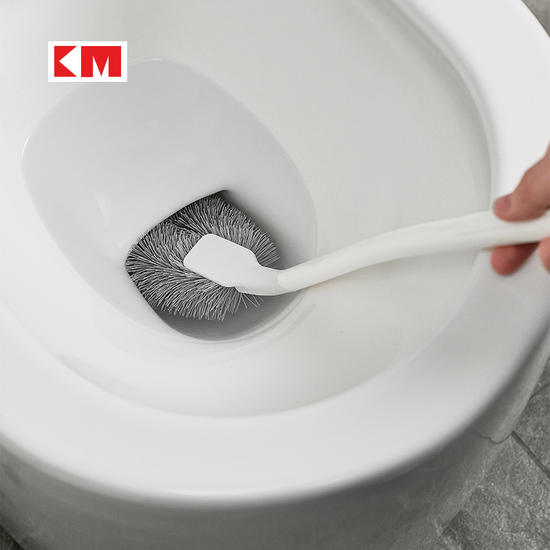 Km.1230 Toilet Brush Household No-Dead-Corner Toilet Brush Toilet Bathroom Toilet Multi-Purpose Floor Brush Soft Bristles
