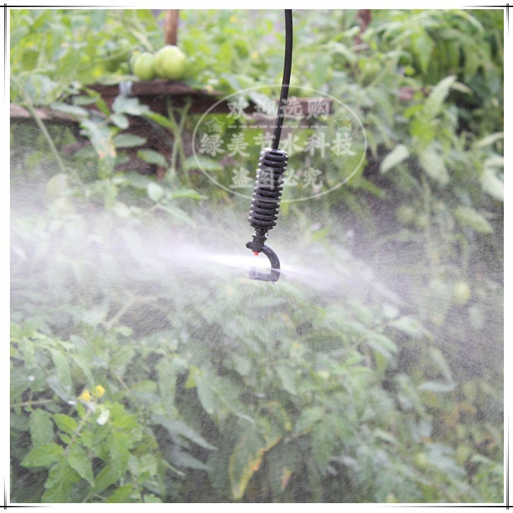 7.5mm tipo G refracción atomización micro pulverizador invernadero cría de plántulas de hongo de riego granja de enfriamiento y humidificación