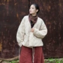 保暖女式定制文艺棉服