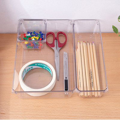 Home Furnishing Supplies Cosmetics Jewelry Eye shadow storage box pet transparent combination desktop Drawer storage box customized