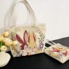 Double-sided one-shoulder bag for beloved, with embroidery, the year of the Rabbit