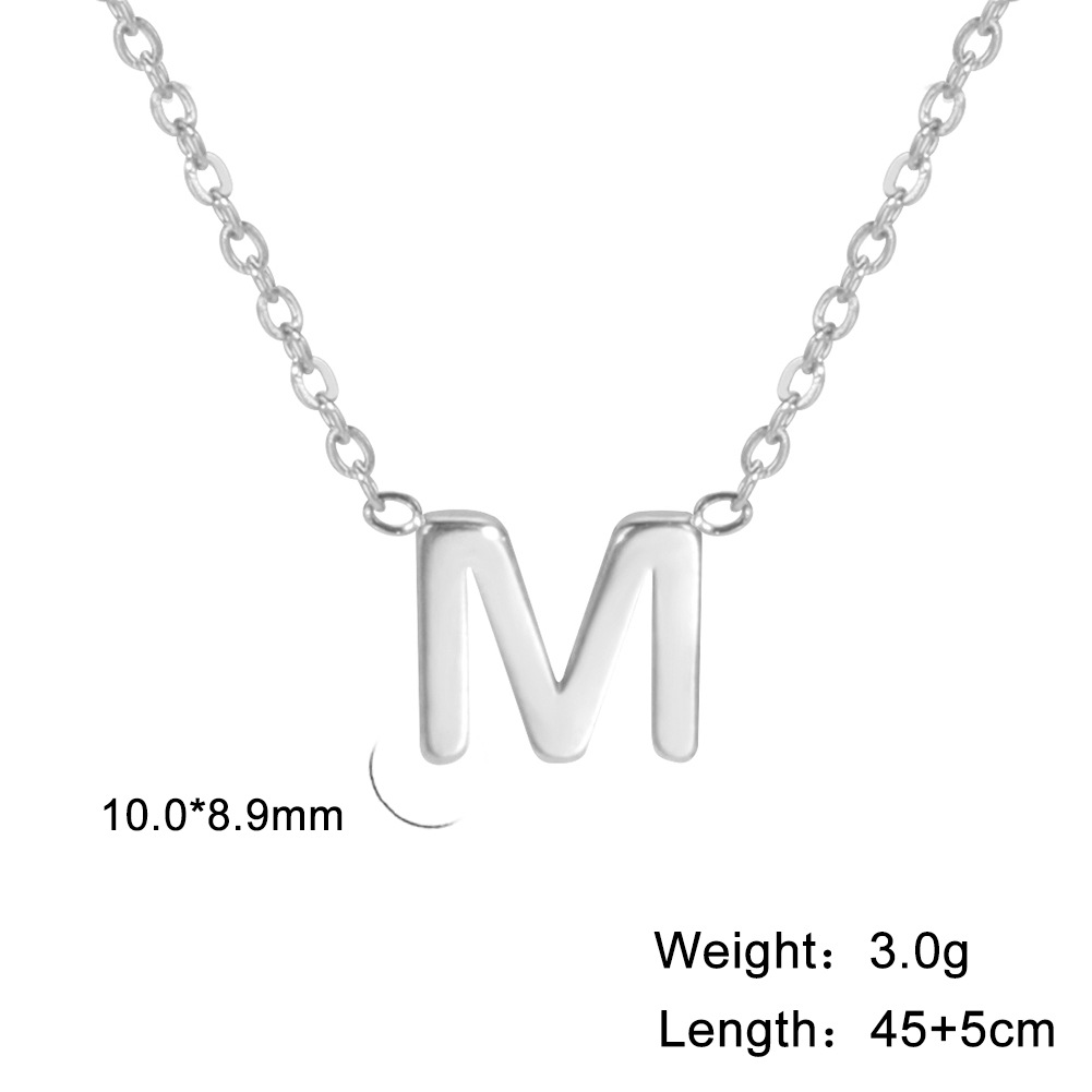Steel, letter M