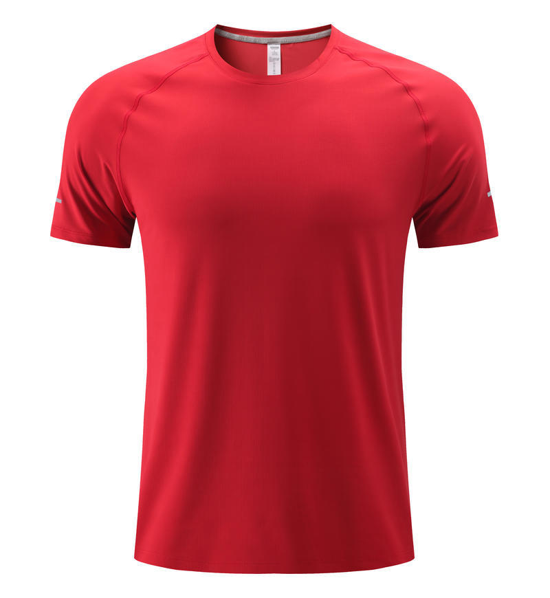 Verano nuevo deporte de moda fitness casual correr frío cómodo transpirable universal camiseta de manga corta de hielo para hombres