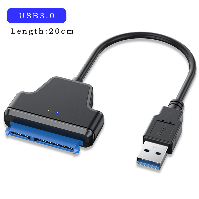 クロスボーダー USB3.0 から SATA ハードドライブデータケーブル 2.5/ 3.5inch SSD ハードドライブユニバーサル転送イージードライブケーブル|undefined