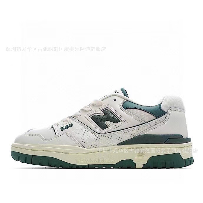 莆田ハイバージョン nb550 男性と女性のスポーツとレジャーグリーンレトロバスケットボールシューズカップル多用途 BB550WT1|undefined
