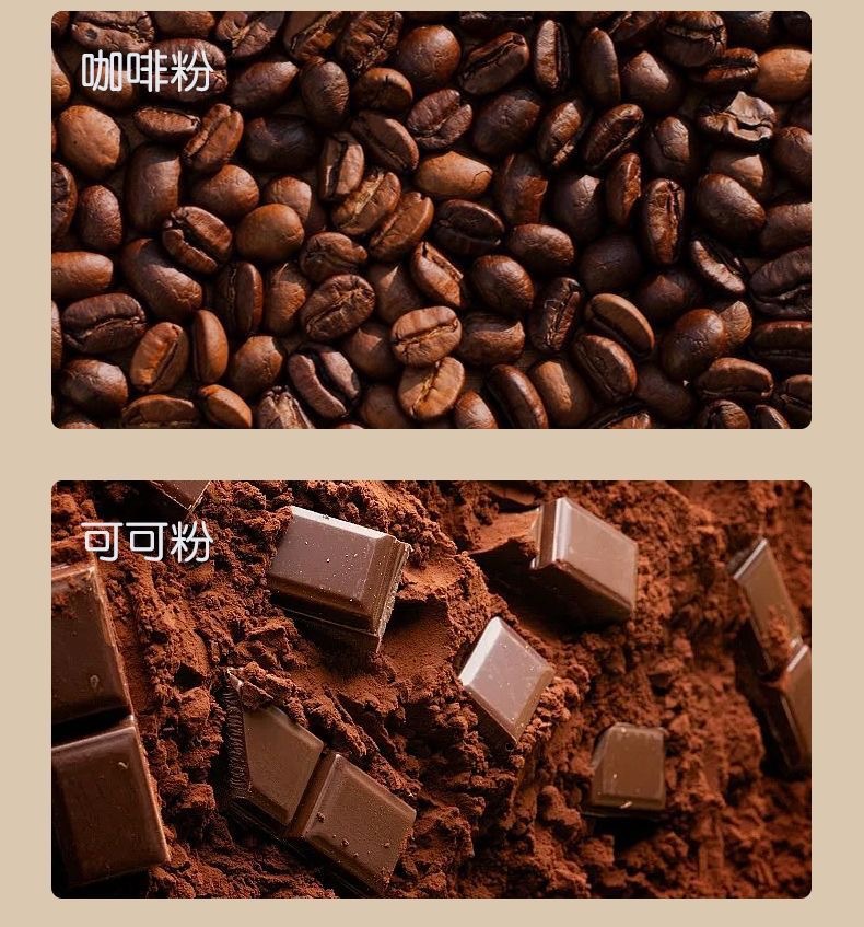 Black Coffee Raw Cacao Soy Milk Powder Instant Drink Mix 20g x 7 Sticks Sugar-Free Breakfast Meal Replacement key features